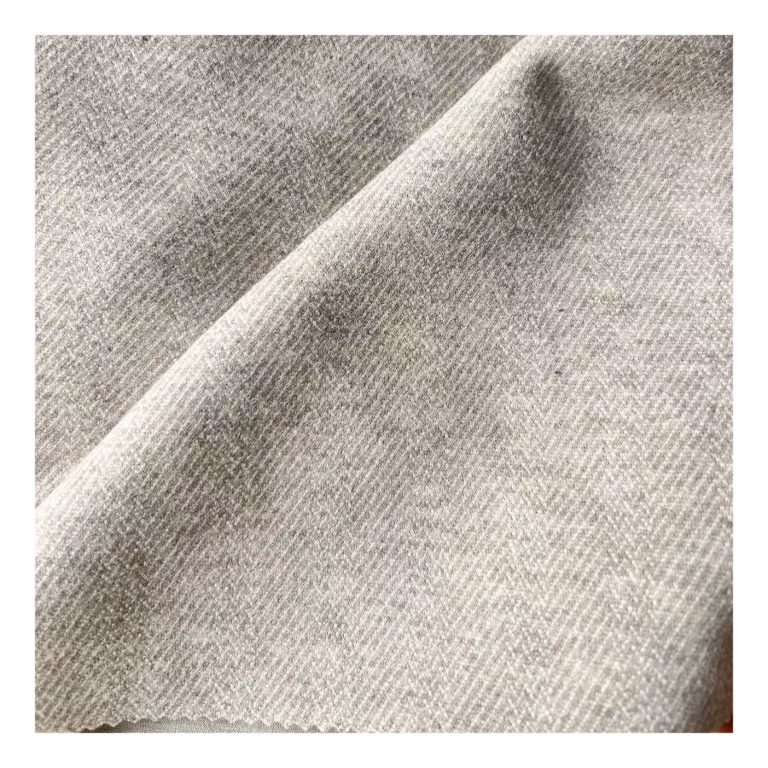 Herringbone Twill Wool Blend Bonded Fabric — Style 25041